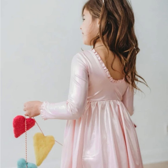 Cheeky Plum Pink Cosmic Dress - Picture 2 of 5